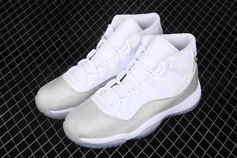 All categories Air Jordan Jordan series basketball shoes Air Jordan 11 Air Jordan 11 Metallic Silver AJ11 Joe 11 Swarovski Starry AR0715-100